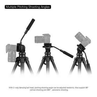 Yunteng 880 Tripod Head Kit VCT-880 SLR camera equipment, Alloy camera tripod